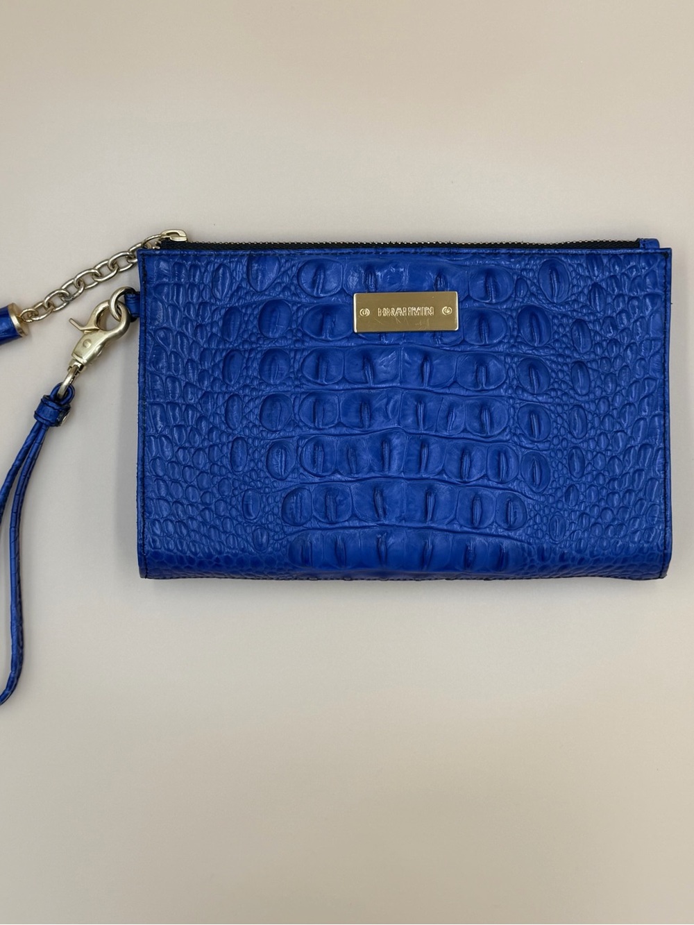 Brahmin Corey Vista wristlet in Blue